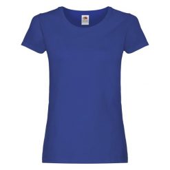 Oryginalna Koszulka Damska. Białe bluzki FRUIT OF THE LOOM, m, bez wzorów, casualowe, bez kołnierzyka, bez ramiączek. Za 46.99 zł.