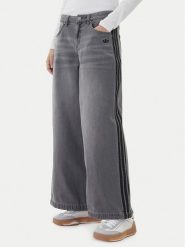 Adidas Jeansy adicolor Denim Adilenium JV7455 Szary Wide Leg. Szare jeansy Adidas, bez wzorów. Za 329.99 zł.