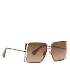 Okulary przeciwsłoneczne Max Mara. Brązowe okulary przeciwsłoneczne Max Mara, bez wzorów. Za 819.99 zł.