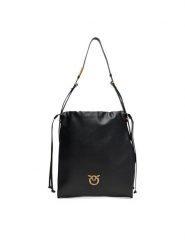 PINKO Torebka Slouchy Classic Bag AI 25-26 PLTT 104359 A0QO Czarny. Czarne torebki klasyczne Pinko, bez wzorów, ze skóry, bez dodatków. Za 1,649.00 zł.