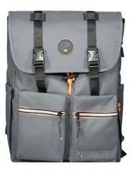 Geographical Norway Plecak "Saqesse" w kolorze szarym - 33 x 42 x 15 cm rozmiar: onesize. Szare plecaki Geographical Norway, bez wzorów, z materiału. Za 176.50 zł.