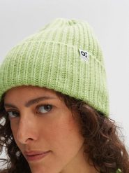 OPUS Czapka beanie w kolorze jasnozielonym rozmiar: onesize. Zielone czapki Opus, bez wzorów, z kaszmiru. Za 96.83 zł.