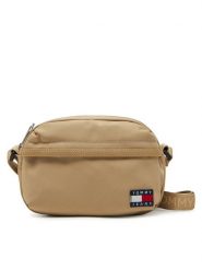 Tommy Jeans Torebka Tjw Ess Daily Crossover AW0AW17286 Beżowy. Brązowe listonoszki Tommy Jeans, bez wzorów, z jeansu, bez dodatków. Za 139.99 zł.