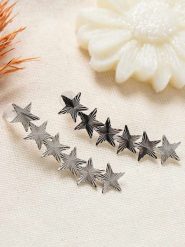 Lodie Silver Posrebrzane kolczyki-wkrętki rozmiar: onesize. Szare kolczyki Lodie Silver, metalowe. Za 82.99 zł.