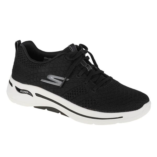 Buty sportowe Sneakersy damskie, Go Walk Arch Fit Unify. Czarne obuwie sportowe Skechers, bez zapięcia, trekkingowe, Skechers Sport. Za 179.99 zł.