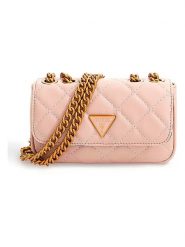 Guess Torebka w kolorze jasnoróżowym - 17 x 11 x 6 cm rozmiar: onesize. Różowe torby na ramię Guess, z aplikacjami, z materiału, na ramię, bez dodatków. Za 264.15 zł.