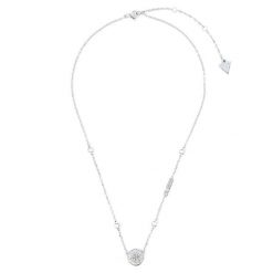 Naszyjnik Guess. Szare naszyjniki Guess, srebrne. Za 210.99 zł.