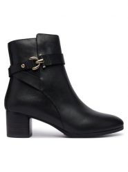 Pikolinos Botki Calafat W1Z-8914 Czarny. Czarne botki Pikolinos, bez wzorów, ze skóry, bez obcasa, na słupku, bez zapięcia. Za 759.99 zł.