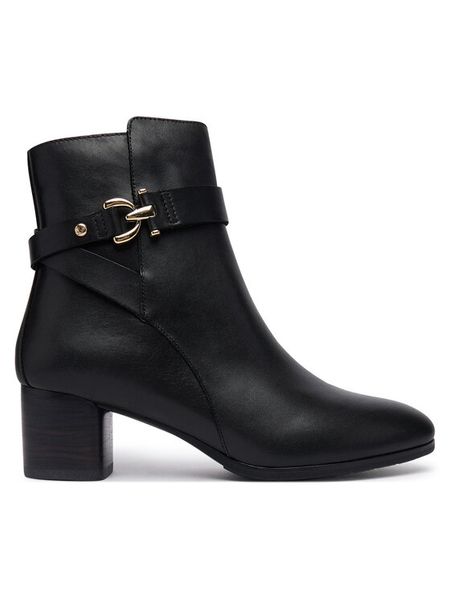 Pikolinos Botki Calafat W1Z-8914 Czarny. Czarne botki Pikolinos, bez wzorów, ze skóry, bez obcasa, na słupku, bez zapięcia. Za 759.99 zł.