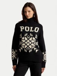 Polo Ralph Lauren Golf 211B23923001 Czarny Relaxed Fit. Czarne golfy Polo Ralph Lauren, s, bez wzorów, z wełny, bez ramiączek. Za 1,868.99 zł.