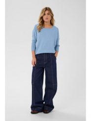 SAINT TROPEZ Sweter w kolorze błękitnym rozmiar: XL. Niebieskie swetry Saint Tropez, xl, bez wzorów, bez ramiączek. Za 74.45 zł.