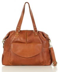 Shopper bag torebka skórzana A4 do pracy - MARCO MAZZINI brąz camel. Brązowe shopper bez wzorów, ze skóry, biznesowe, bez dodatków. Za 369.99 zł.