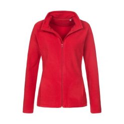 Damska Bluza Polarowa. Czerwone bluzy STEDMAN, na zimę, m, bez wzorów, z polaru, bez kaptura. Za 124.99 zł.