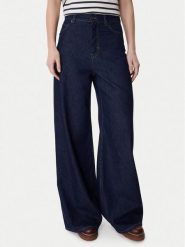 Weekend Max Mara Jeansy Vega 2615181041 Granatowy Wide Leg. Niebieskie jeansy Weekend Max Mara, bez wzorów. Za 839.99 zł.