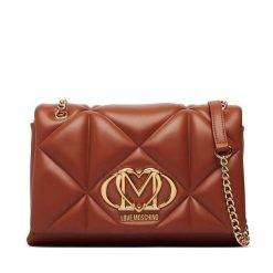 Torebka LOVE MOSCHINO. Brązowe torebki klasyczne Love Moschino, bez wzorów, bez dodatków. Za 1,029.00 zł.