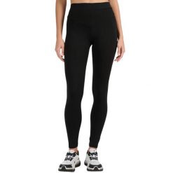 Legginsy damskie 4F CAS. Czarne legginsy 4f, s, bez wzorów, z dzianiny, z podwyższonym stanem. Za 65.99 zł.