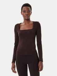 Vero Moda Bluzka Million 10334613 Brązowy Regular Fit. Brązowe bluzki Vero Moda, s, bez wzorów, z syntetyku, bez kołnierzyka, bez ramiączek. Za 109.99 zł.