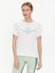 Aeronautica Militare T-Shirt 241TS2223DJ510 Biały Comfort Fit. Białe t-shirty AERONAUTICA MILITARE, l, bez wzorów, z bawełny, bez kołnierzyka, bez ramiączek. Za 379.99 zł.
