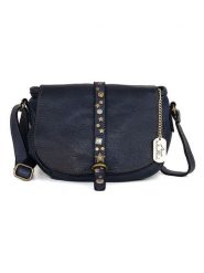 Anna Morellini Skórzana torebka "Luigia" w kolorze granatowym - 23 x 19 x 9 cm rozmiar: onesize. Niebieskie torby na ramię Anna Morellini, bez wzorów, z materiału, na ramię, bez dodatków. Za 391.99 zł.