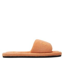 Kapcie Pangaia. Brązowe obuwie domowe Pangaia, bez wzorów, bez zapięcia. Za 88.99 zł.