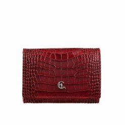 Portfel damski skórzany z biglem croco Canaletto PD1208s162. Portfele bez wzorów, ze skóry. Za 169.00 zł.