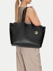 Beverly Hills Polo Club Torebka CEO-BHPC-S-005-07 Czarny. Czarne shopper Beverly Hills Polo Club, bez wzorów, z materiału, bez dodatków. Za 299.99 zł.