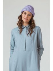 SKFK Czapka beanie w kolorze lawendowym rozmiar: onesize. Różowe czapki SKFK, bez wzorów, z materiału. Za 43.99 zł.