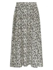 MOSS COPENHAGEN Spódnica w kolorze kremowo-czarnym rozmiar: S. Brązowe spódnice Moss Copenhagen, s, bez wzorów, z bawełny, midi. Za 118.01 zł.