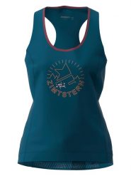 Zimtstern Top funkcyjny "Pure Flowz" w kolorze morskim rozmiar: XL. Zielone topy Zimtstern, xl, bez wzorów, z bawełny, bez kołnierzyka, bez ramiączek. Za 127.65 zł.