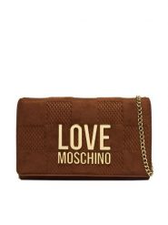 LOVE MOSCHINO Torebka JC4127PP0NKB120A Czerwony. Brązowe torebki klasyczne Love Moschino, bez wzorów, ze skóry, bez dodatków. Za 599.99 zł.
