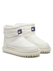 Tommy Jeans Śniegowce EN0EN02725 Biały. Białe trapery i śniegowce Tommy Jeans, z jeansu. Za 559.99 zł.