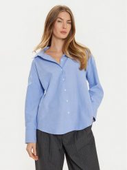 Brave Soul Koszula LSH-225JENNIFERB Niebieski Regular Fit. Niebieskie koszule Brave Soul, m, bez wzorów, z bawełny, bez kołnierzyka, bez ramiączek. Za 169.99 zł.