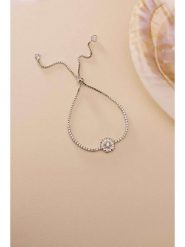 Heliophilia Srebrna bransoletka z cyrkoniami rozmiar: onesize. Szare bransoletki Heliophilia, z cyrkonią, srebrne. Za 292.20 zł.