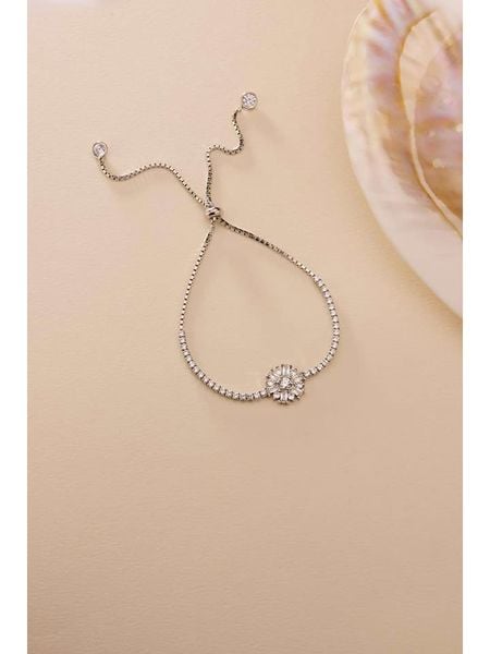 Heliophilia Srebrna bransoletka z cyrkoniami rozmiar: onesize. Szare bransoletki Heliophilia, z cyrkonią, srebrne. Za 234.38 zł.