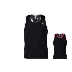 Tank top Metal Boxe bf. Czarne topy METAL BOXE, m, bez wzorów, bez kołnierzyka, bez ramiączek. Za 182.00 zł.