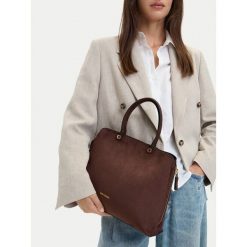Torebka GINO ROSSI. Brązowe torebki klasyczne Gino Rossi, bez wzorów, bez dodatków. Za 349.99 zł.