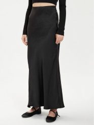 Gina Tricot Spódnica maxi 22969 Czarny Regular Fit. Czarne spódnice Gina Tricot, bez wzorów, z syntetyku, maxi. Za 99.99 zł.