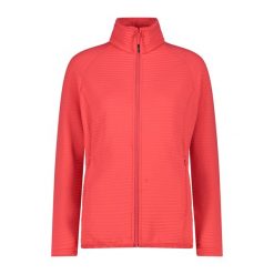 Bluza damska turystyczna CMP 34G2346. Czerwone bluzy sportowe CMP, l, bez wzorów, bez kaptura. Za 349.40 zł.