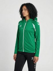 Damska bluza dresowa z kapturem Hummel Core 2.0. Białe bluzy Hummel, l, bez wzorów, z dresówki, z kapturem. Za 302.50 zł.