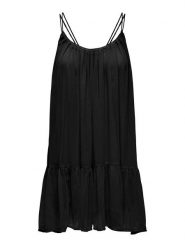 ONLY Sukienka w kolorze czarnym rozmiar: XS. Czarne sukienki Only, xs, bez wzorów, bez kołnierzyka, bez ramiączek, mini. Za 43.99 zł.