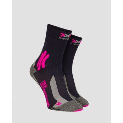Skarpety trekkingowe damskie X-Socks Trek Outdoor 4.0. Czarne skarpety X Socks, bez wzorów. W wyprzedaży za 96.00 zł.