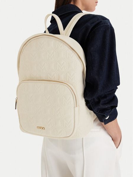 MEXX Plecak EO-MEXX-L-017-09 Beżowy. Brązowe plecaki Mexx, bez wzorów, z materiału. Za 174.99 zł.