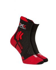 Skarpety biegowe rowerowe X-Socks TRIATHLON 4.0. Czarne skarpety X Socks, bez wzorów, z materiału. Za 85.00 zł.