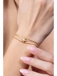 Lodie Silver Bransoletka z elementem ozdobnym rozmiar: onesize. Szare bransoletki Lodie Silver, metalowe. Za 25.95 zł.