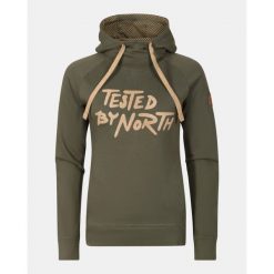 Damska bawełniana bluza z kapturem Kilpi NEA-W. Zielone bluzy Kilpi, bez wzorów, z bawełny, z kapturem. Za 318.77 zł.