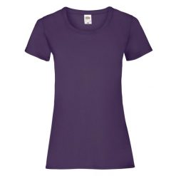 Koszulka Damska Valueweight. Fioletowe bluzki FRUIT OF THE LOOM, xl, bez wzorów, sportowe, bez kołnierzyka, bez ramiączek. Za 30.99 zł.