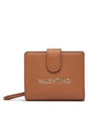 Valentino Portfel Brixton VPS7LX215 Brązowy. Brązowe portfele Valentino, bez wzorów, ze skóry. Za 229.99 zł.