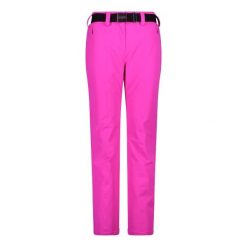 Spodnie damskie CMP. Czerwone spodnie materiałowe CMP, m, bez wzorów, narciarskie. W wyprzedaży za 701.70 zł.