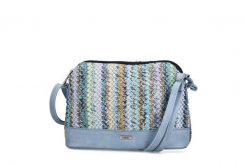RIEKER H1510-90 multi, torebka damska. Niebieskie torebki klasyczne Rieker, bez wzorów, z materiału, bez dodatków. Za 209.90 zł.