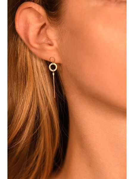 OR ÉCLAT Złote kolczyki-wkrętki "Tina" rozmiar: onesize. Żółte kolczyki OR ÉCLAT, złote. Za 419.69 zł.